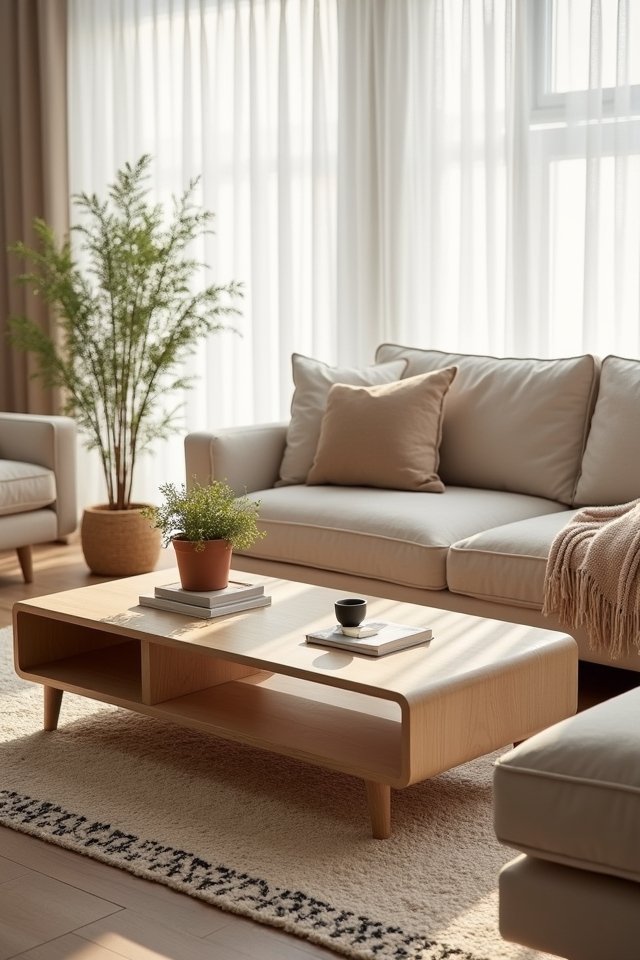 stylish minimalist coffee tables