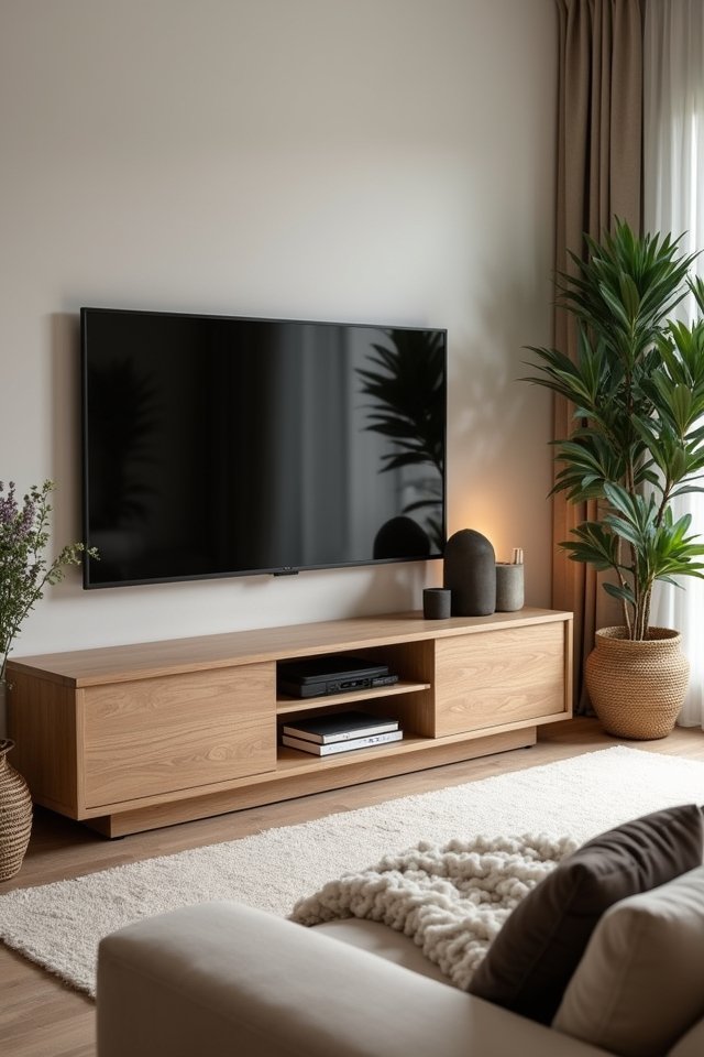 stylish minimalist tv stand