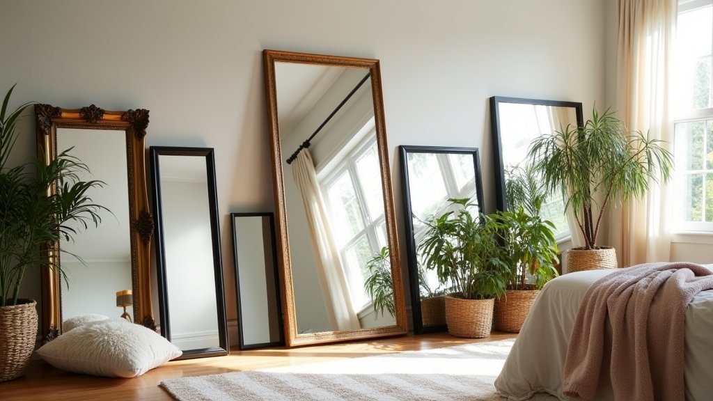 stylish mirrors for bedrooms