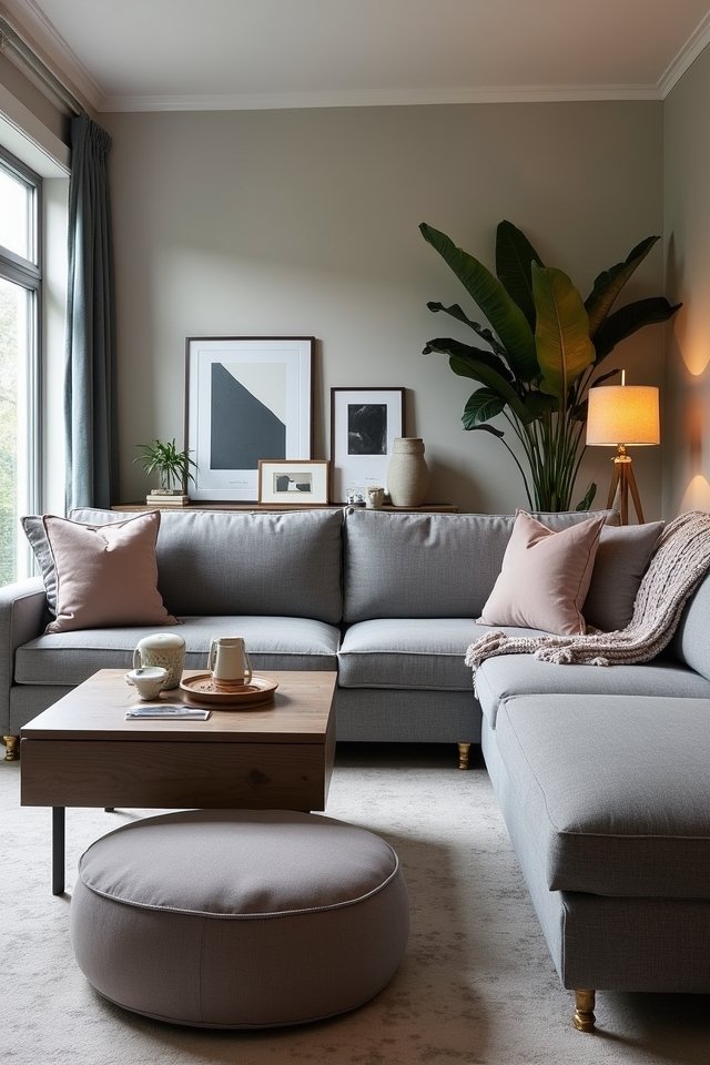 stylish multi functional gray furniture