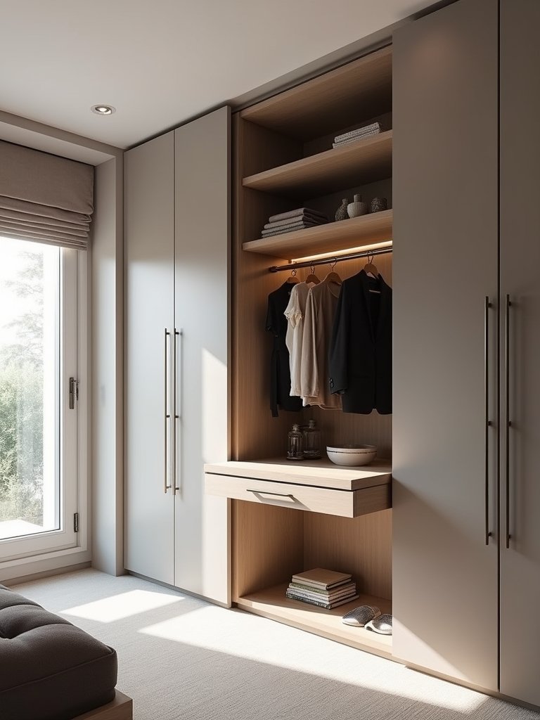 stylish multifunctional wardrobe desk
