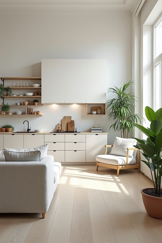 stylish open shelf dividers