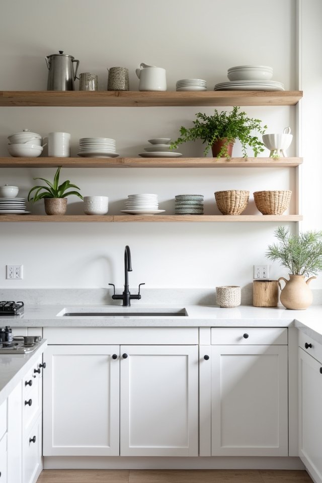 stylish open shelving solutions