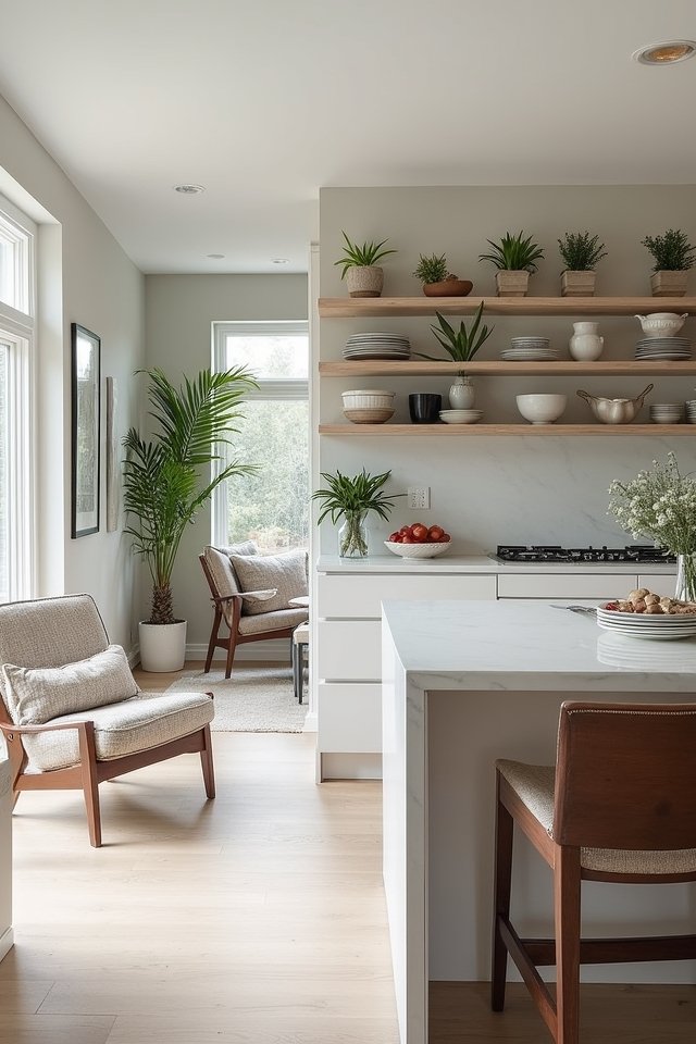 stylish open shelving transformation