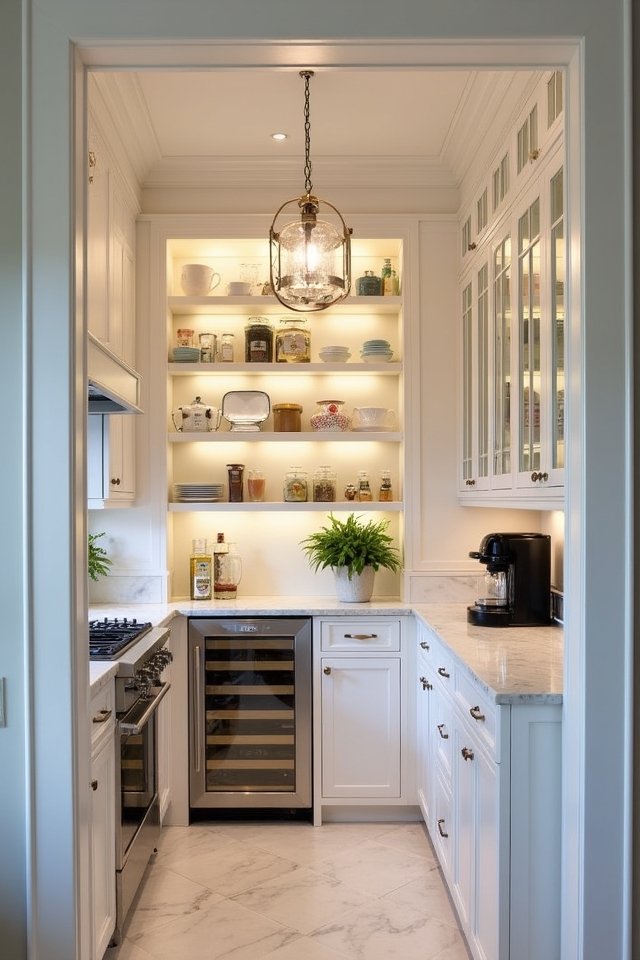 stylish organized culinary space
