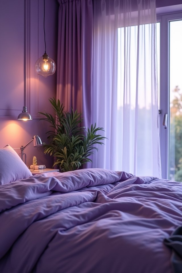 stylish purple lighting ideas