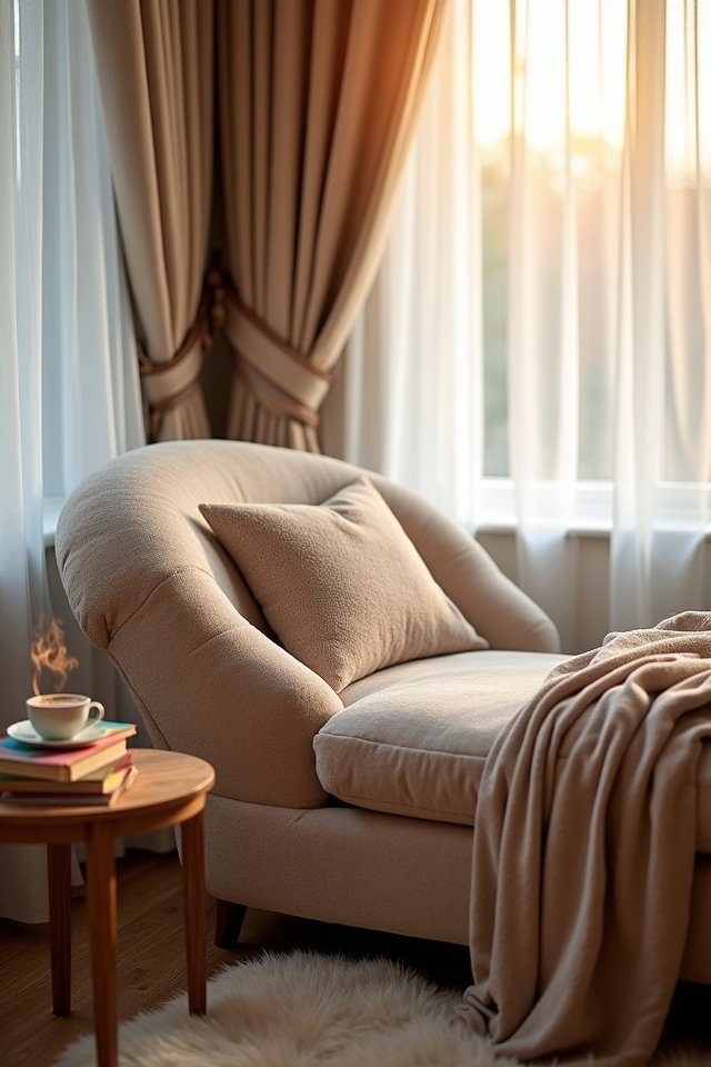 stylish reading retreat oasis