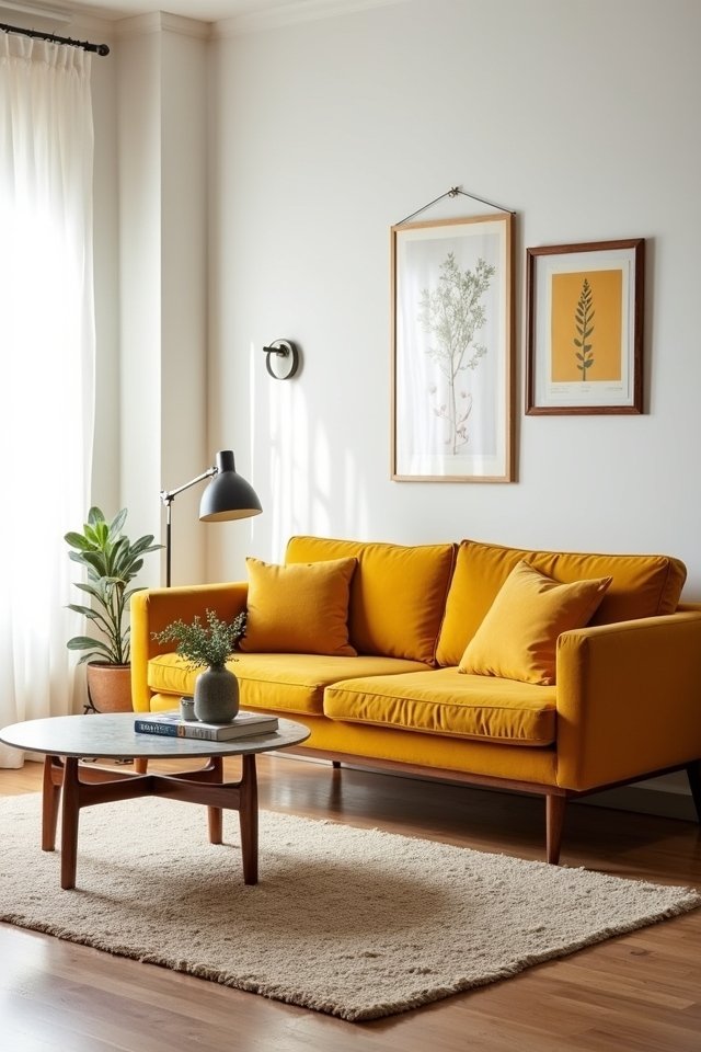stylish retro comfort sofa