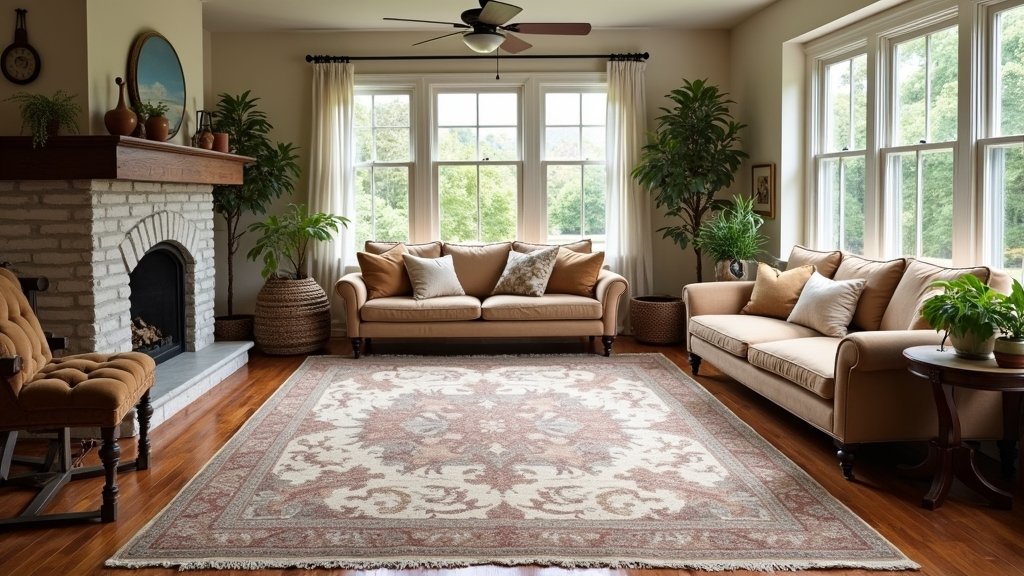 stylish rugs for farmhouse decor