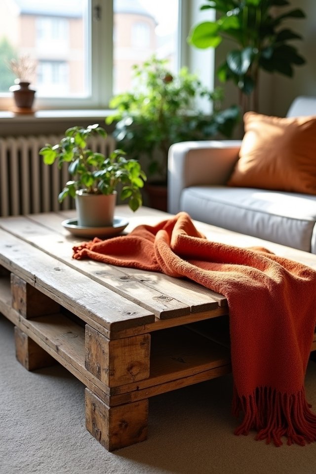 stylish rustic pallet table