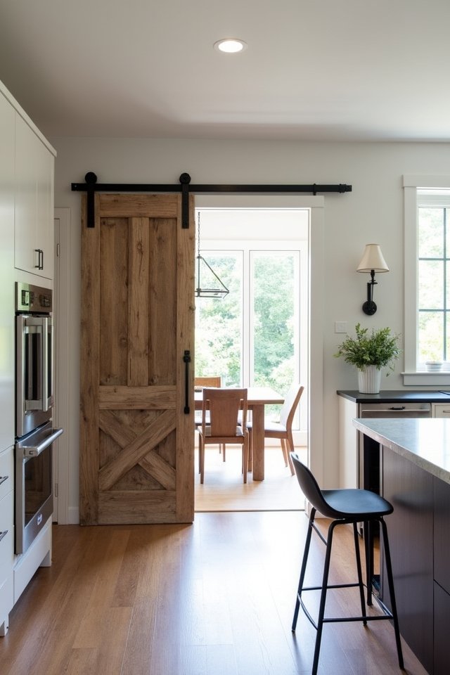 stylish rustic sliding doors