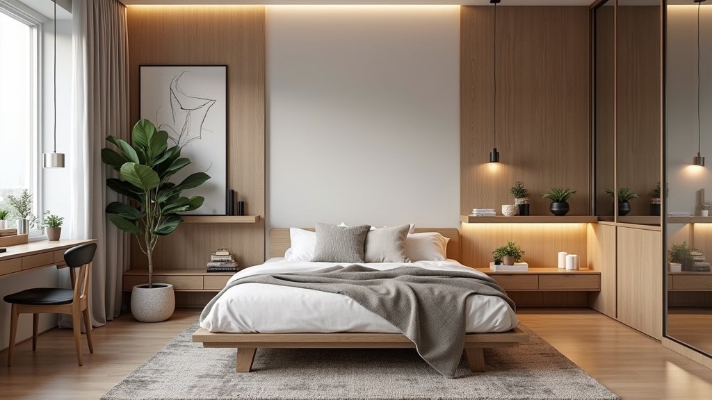 stylish small bedroom solutions