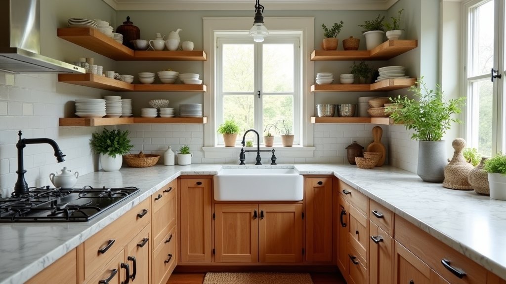stylish small shaker kitchens