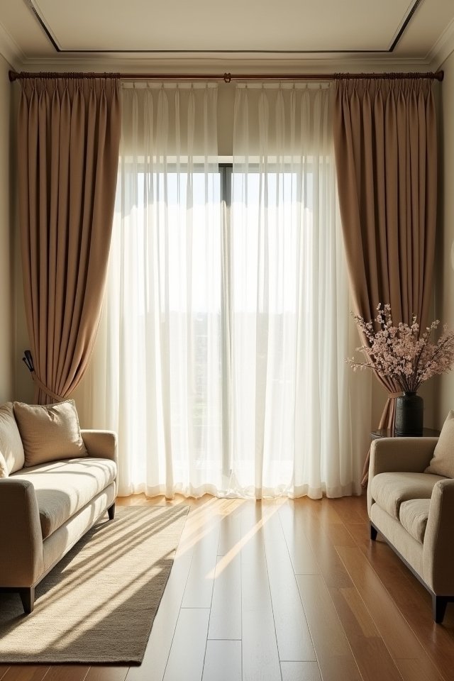 stylish soft fabric curtains
