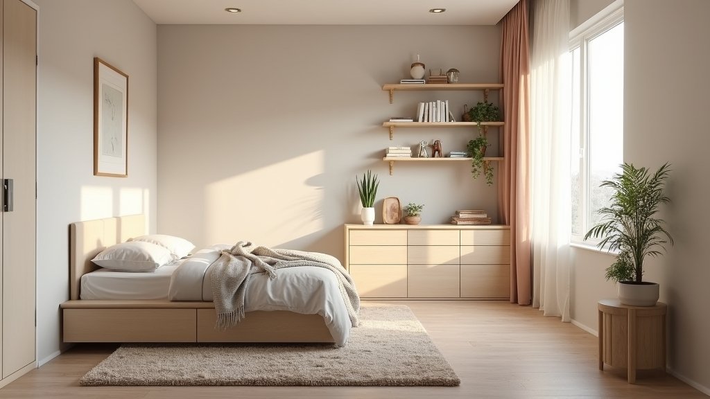 stylish space saving bedroom designs