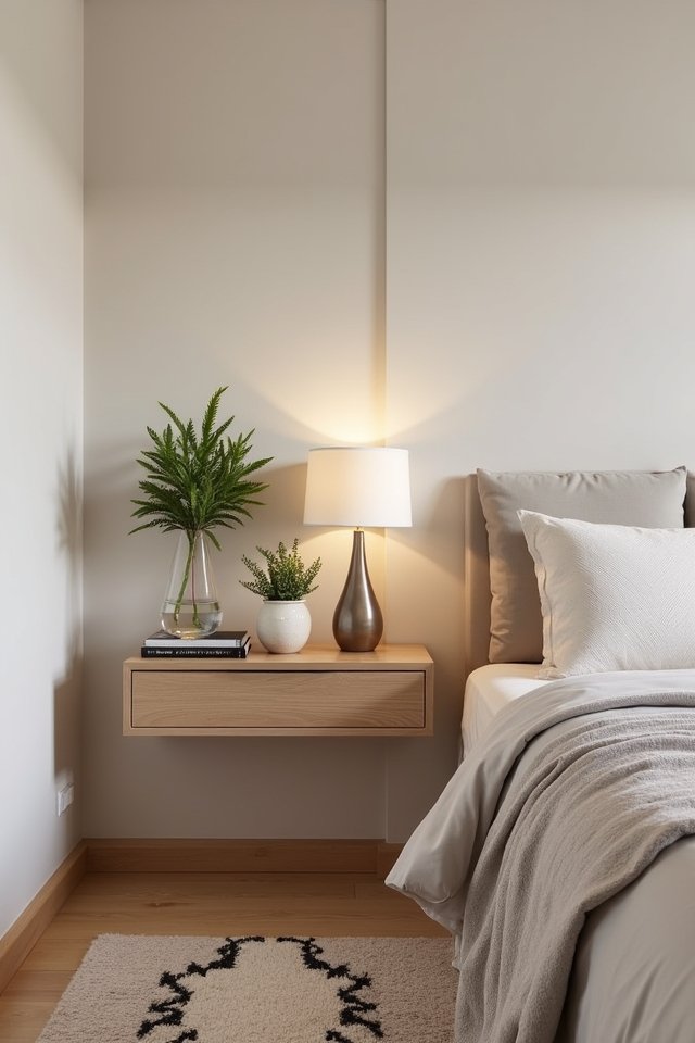 stylish space saving nightstands