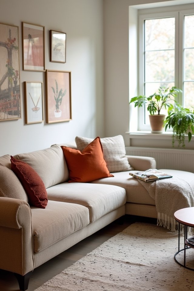 stylish space saving sectional sofa