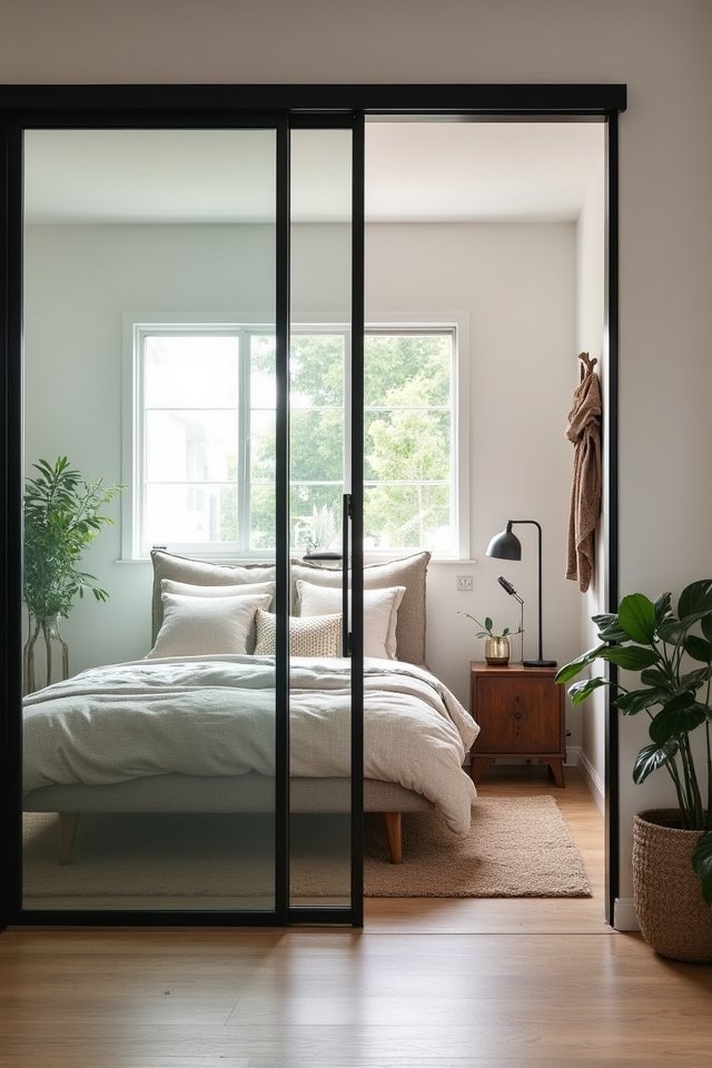 stylish space saving sliding doors
