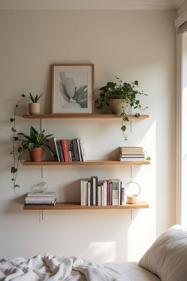 stylish space saving wall storage