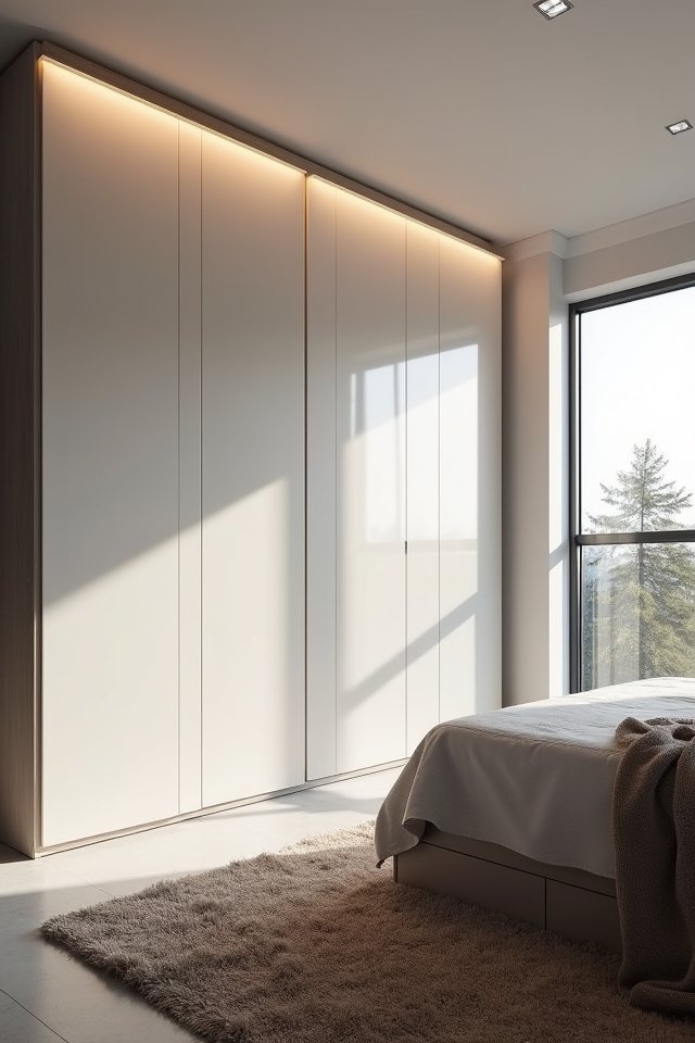 stylish space saving wardrobe design
