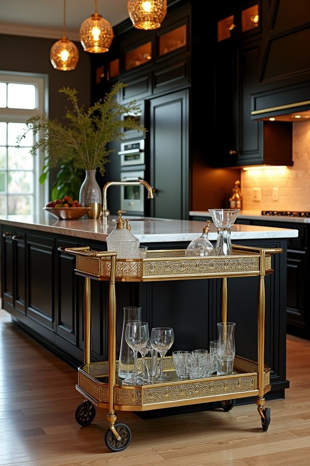 stylish statement bar carts