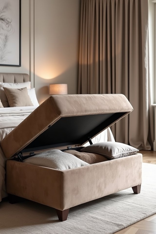 stylish storage and comfort