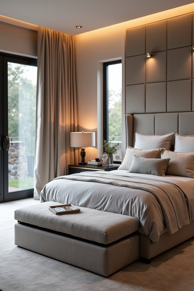 stylish storage and seating