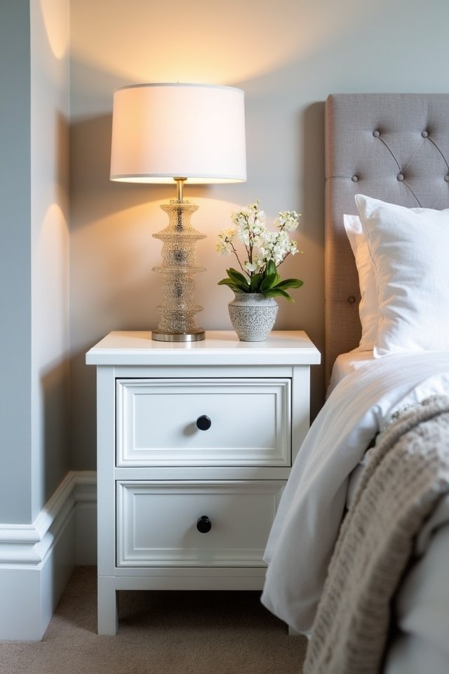 stylish storage bedside tables