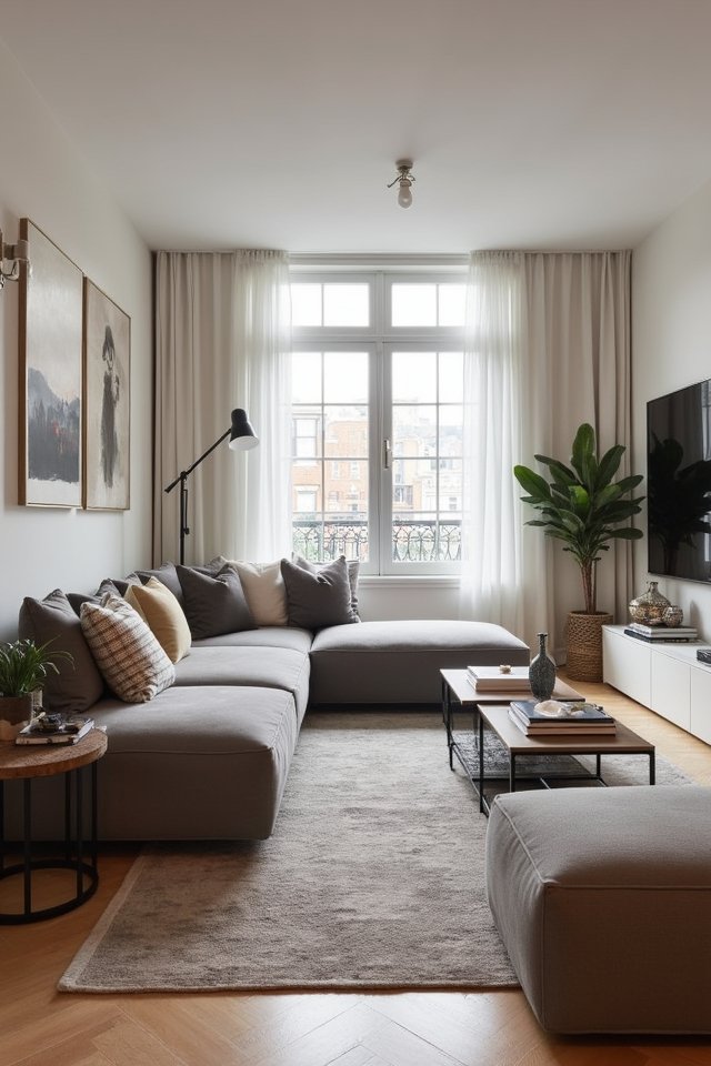 stylish storage sectional solution