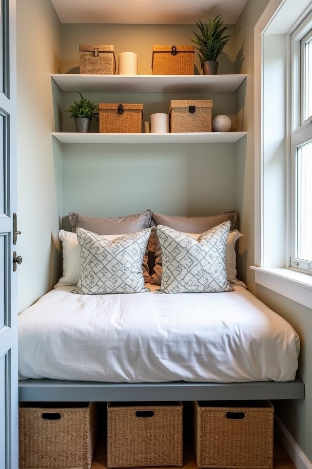 stylish storage solutions integrated