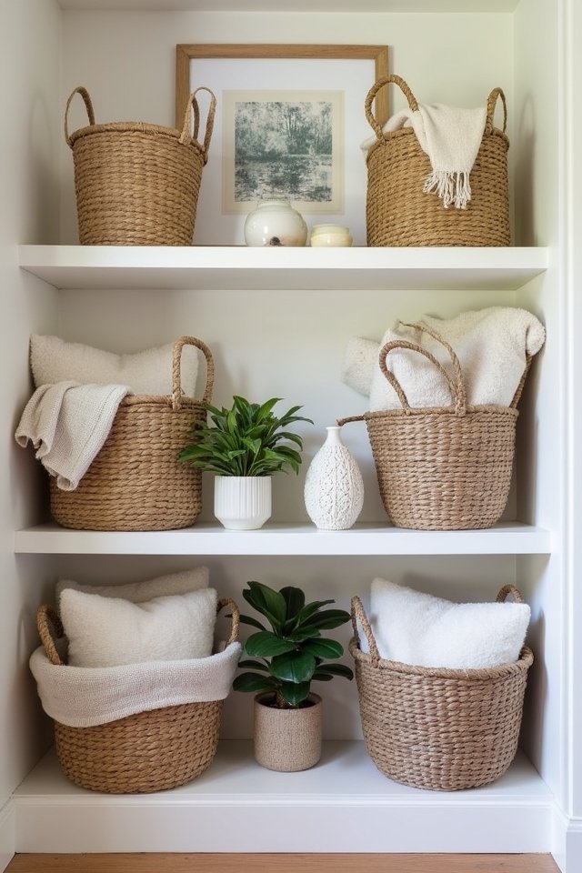 stylish storage with baskets