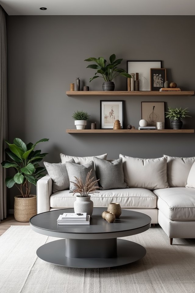 stylish storage with shelves