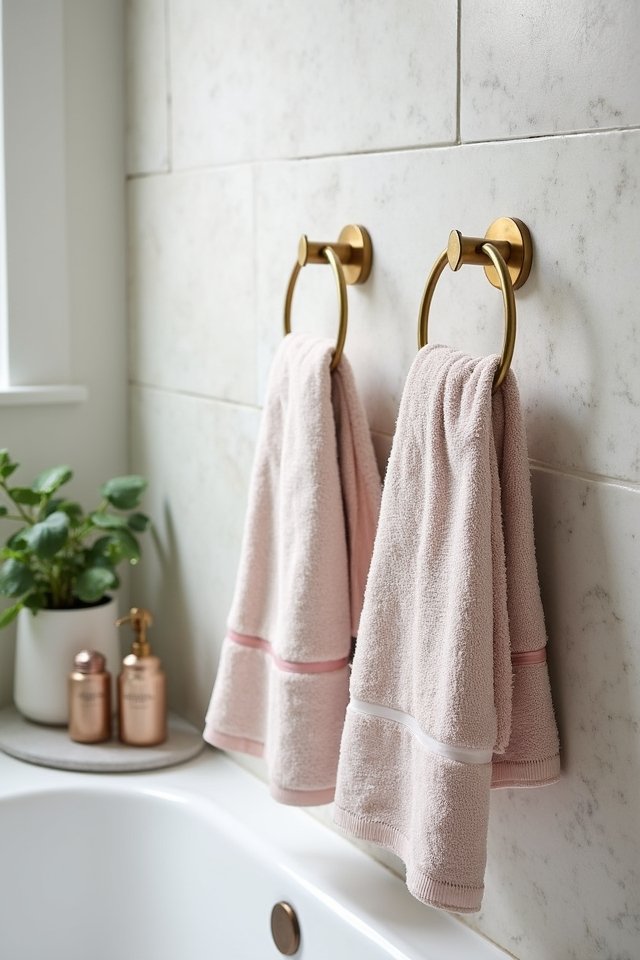 stylish towel ring upgrades