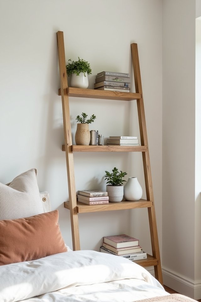 stylish versatile ladder shelves