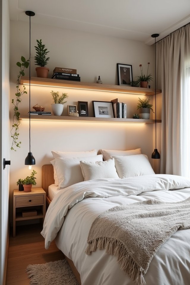 stylish wall mounted shelves solution