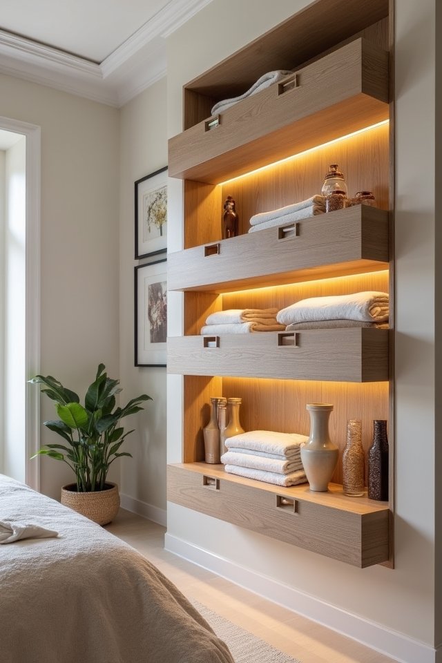 stylish wall mounted storage solutions