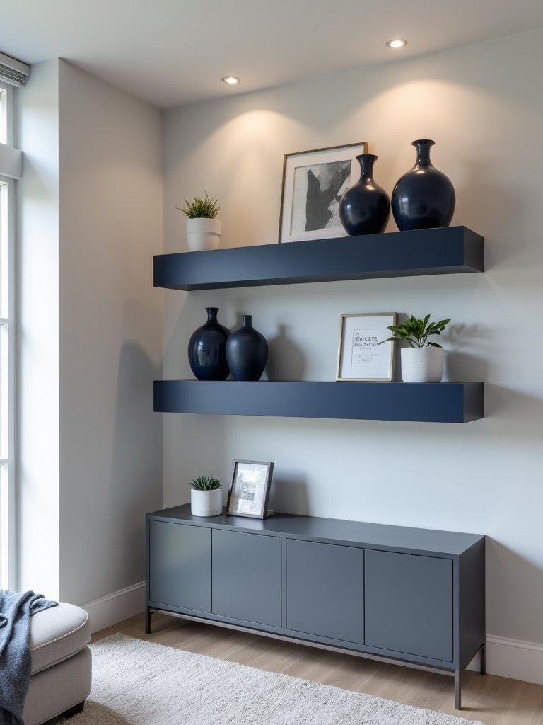 stylish wall shelf decor