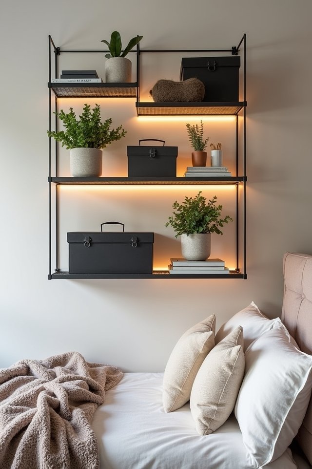 stylish wire rack decor