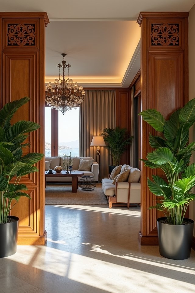 stylish wooden room dividers