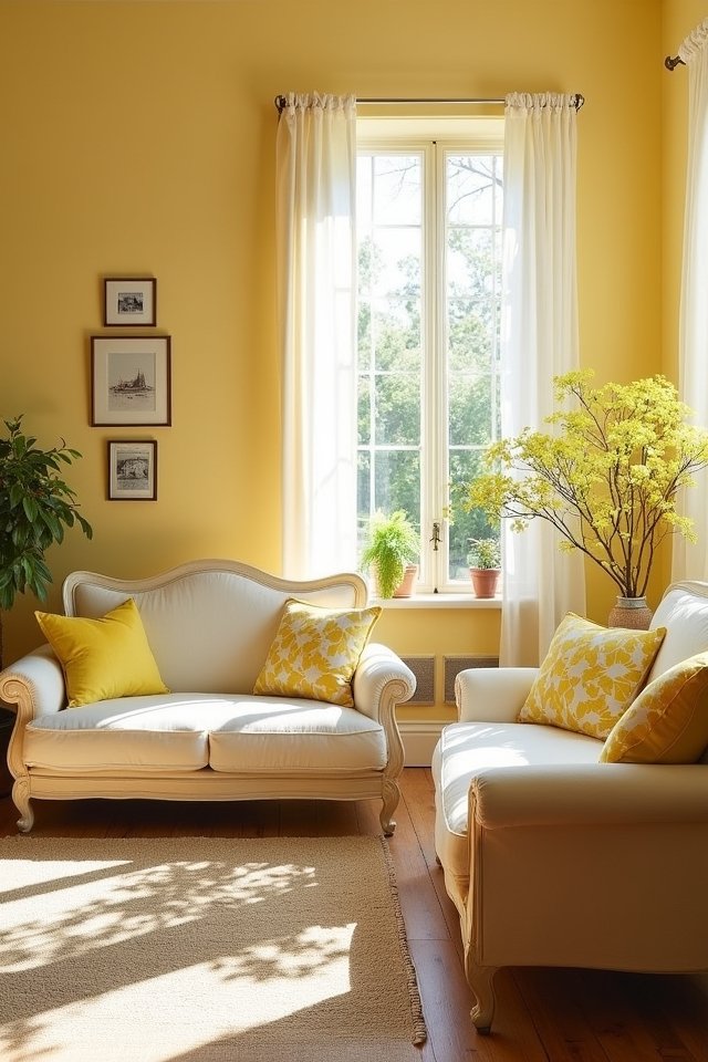 sunny yellows create happiness