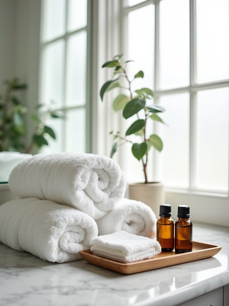 sustainable luxury bathroom experience