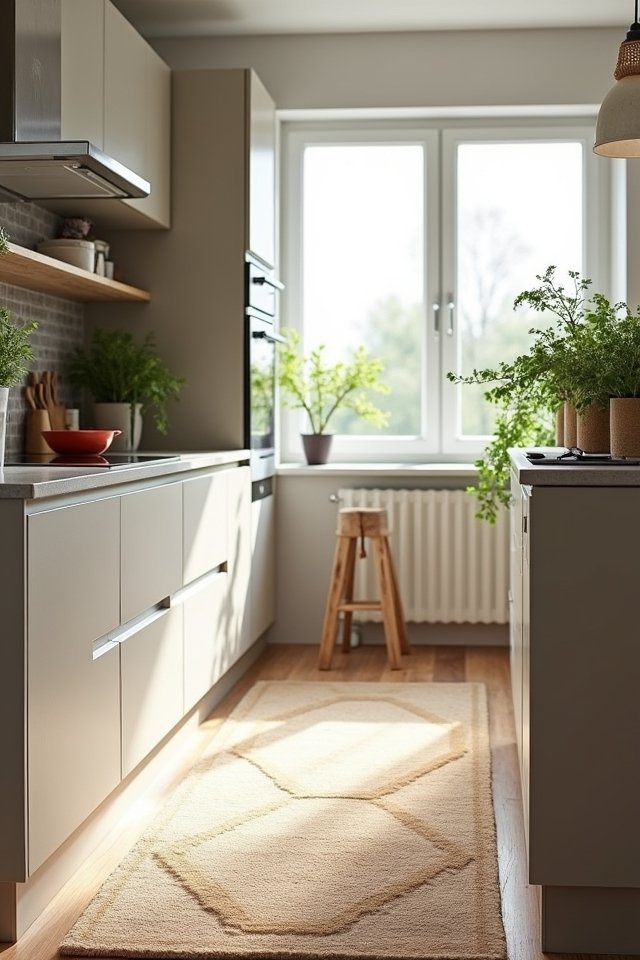 sustainable stylish kitchen carpets