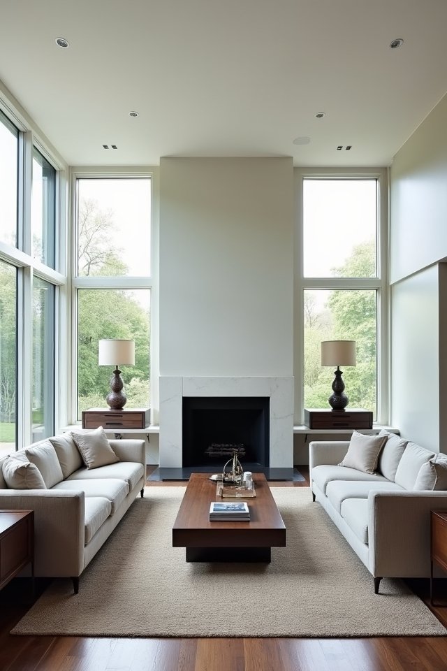 symmetrical focal points enhance harmony