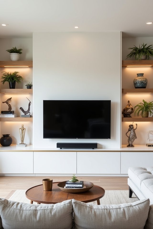 symmetrical living room design