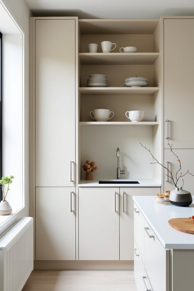 tall cabinets maximize space