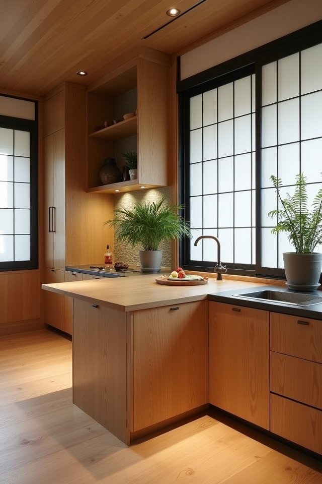 tatami inspired tranquil kitchen retreat