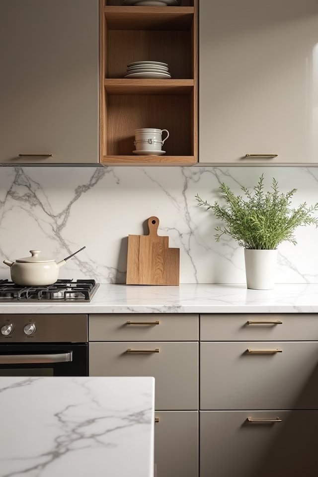 taupe and marble elegance