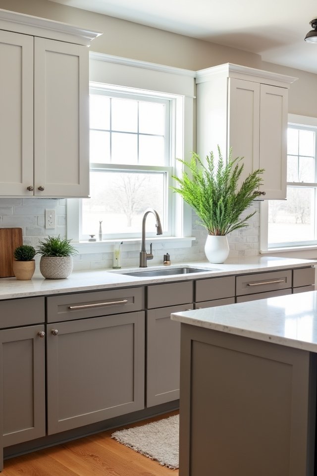 taupe and white elegance