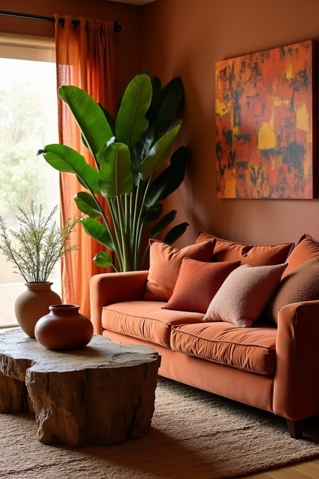terracotta artwork enhances spaces