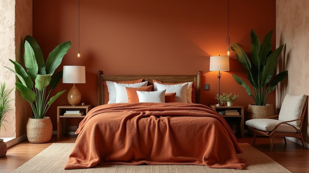 terracotta bedroom decor inspiration